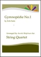 Gymnopedie No.1 - string quartet P.O.D. cover